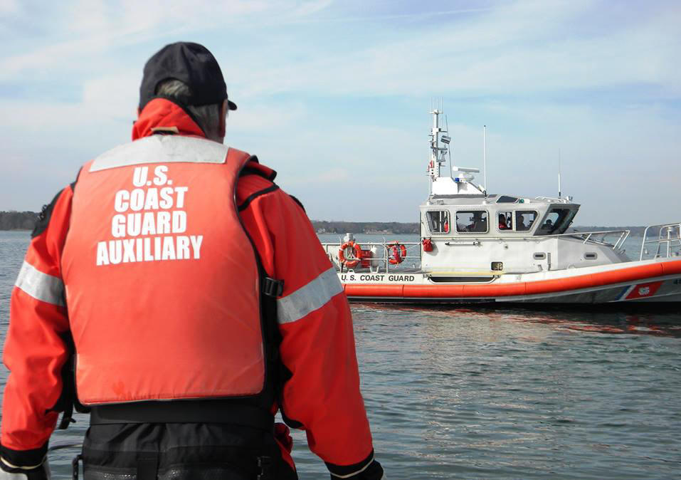 U.S. Coast Guard Auxiliary performing Operations