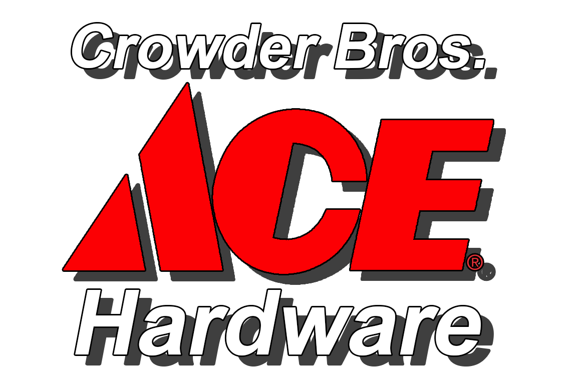Crowder Bros. across the top, Ace in the center & Hardware on the bottom.